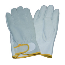 Pig Grain Driving Glove, Split Back Velcro Cuff Glove